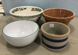 Mixing Bowls and Stoneware Blue Label Crock