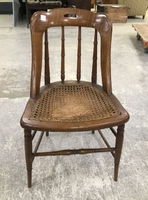 Antique Spindle Back Side Chair