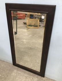 Vintage Mahogany Rectangle Wall Mirror