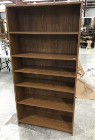 Pressed Wood Oak Finish Bookcase