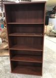 Bush Co. Pressed Wood Cherry Finish Bookcase