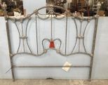 Wesley Allen Ornate Iron Look Head Board