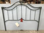 Wesley Allen Green Metal Head Board