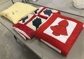 Three Hand Stitched Quilts