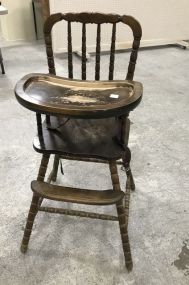 Vintage Child's High Chair