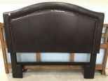 Brown Vinyl Queen or Full Size Head Board