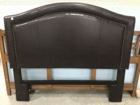 Brown Vinyl Queen or Full Size Head Board