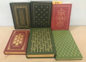 Six Gold Bound Books