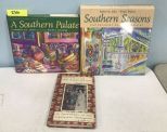 Southern Seasons and Southern Palate Illustrated by Wyatt Waters and Country Decorating Using Antiques