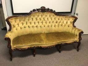 Mahogany French Style Settee