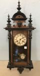 Antique Junghans German Walnut Wall Clock