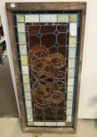 Beautiful Leaded Stain Glass Panel