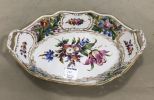Dresden Hand Painted Porcelain Dish