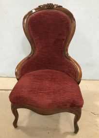 Victorian style Mahogany Parlor Chair