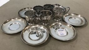 Sterling Cups and Saucers