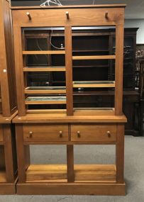 Primitive Style Wall Display Cabinet