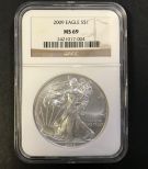 2009 American Eagle $1 MS 69