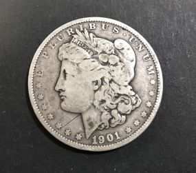 1901 Morgan Dollar Coin