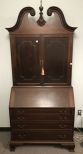 Large Chippendale Style Secretary Bookcase