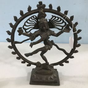 Vintage Brass Hindu Emblem