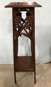 Antique Reproduction Cherry Plant Stand