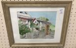 Original Watercolor of Cottage by Herb Willey
