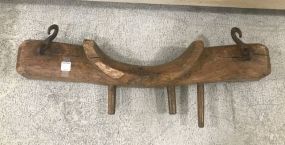 Old Primitive Carved Ox Yoke