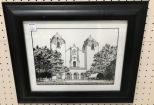 Laurin Stennis Ink Drawing of Church
