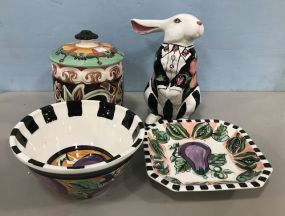 Four Piece of Vicki Carroll Pottery
