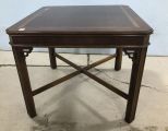 Chinese Chippendale Square Lamp Table