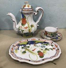 Faenza Dipinto a Mano Hand Painted Tea Set