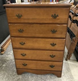 Early American Style Maple Chest of Drawers