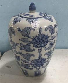 Chinese Blue and White Ginger Jar