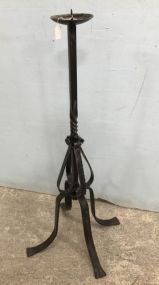 Rustic Metal Candle Stand
