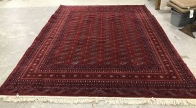 DWALABAD Carpet Land Dark Red Area Rug