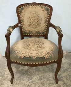 Vintage Louis XV Style Arm Chair