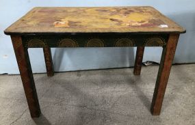 Vintage Hand Painted Coffee Table