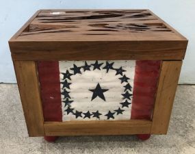 Natural Wood Hand Made Beer Cooler Box