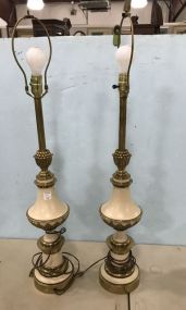 Pair of French Provincial style Lamps