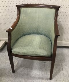 Vintage Mahogany Parlor Chair