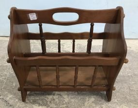 Colonial Style Canterbury Magazine Rack