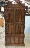 Vintage Cherry Tv/Radio Armoire