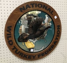 National wild Turkey Federation Art Mirror