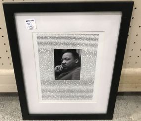 Martin Luther King Frame Quote