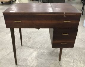 Vintage Mid Century Sewing Cabinet