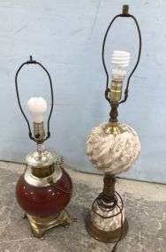 Two Decorative Table Lamps