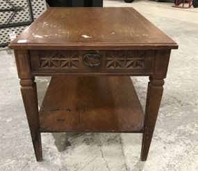 French Provincial Style Side Table