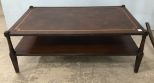 Vintage Mahogany Two Tier Coffee Table