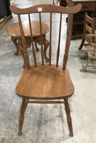 Maple Spindle Back Side Chair