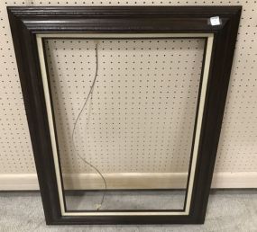 Dark Stained Wood Frame